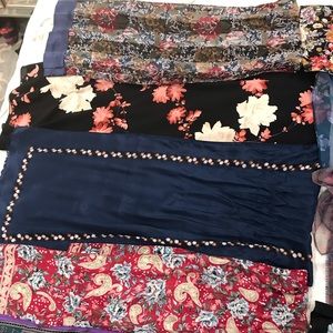 Lot 20 vintage scarves scarf floral variety